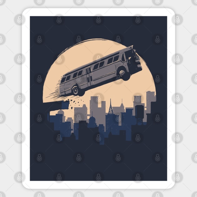 Speed Movie - Bus Jump Magnet by boostr29